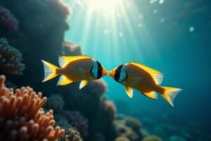 Fische Liebe: Romantik unter Wasser
